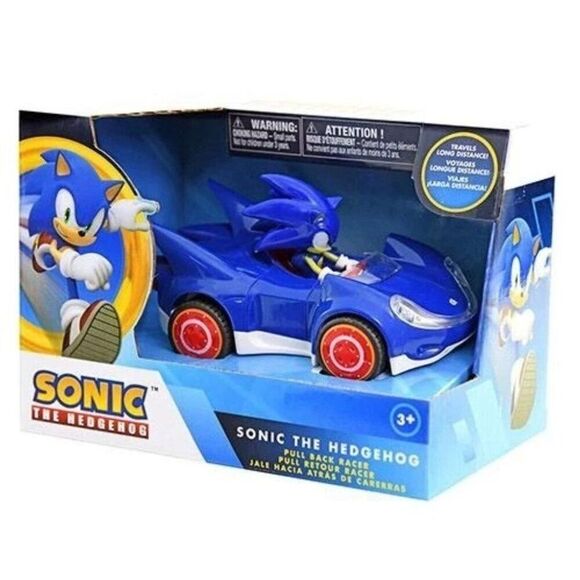 NKOK Sonic The Hedgehog All Stars Racing Pull Back Action Video Game Legend NIB - Picture 1 of 4